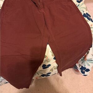 Old Navy Maroon Chino Pants